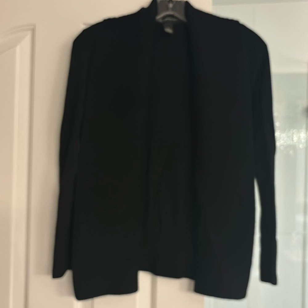 Ladies INC International Concepts Black Petite Cardigan